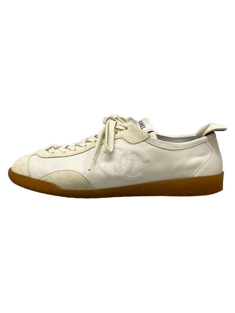 Chanel Sneakers White Lambskin